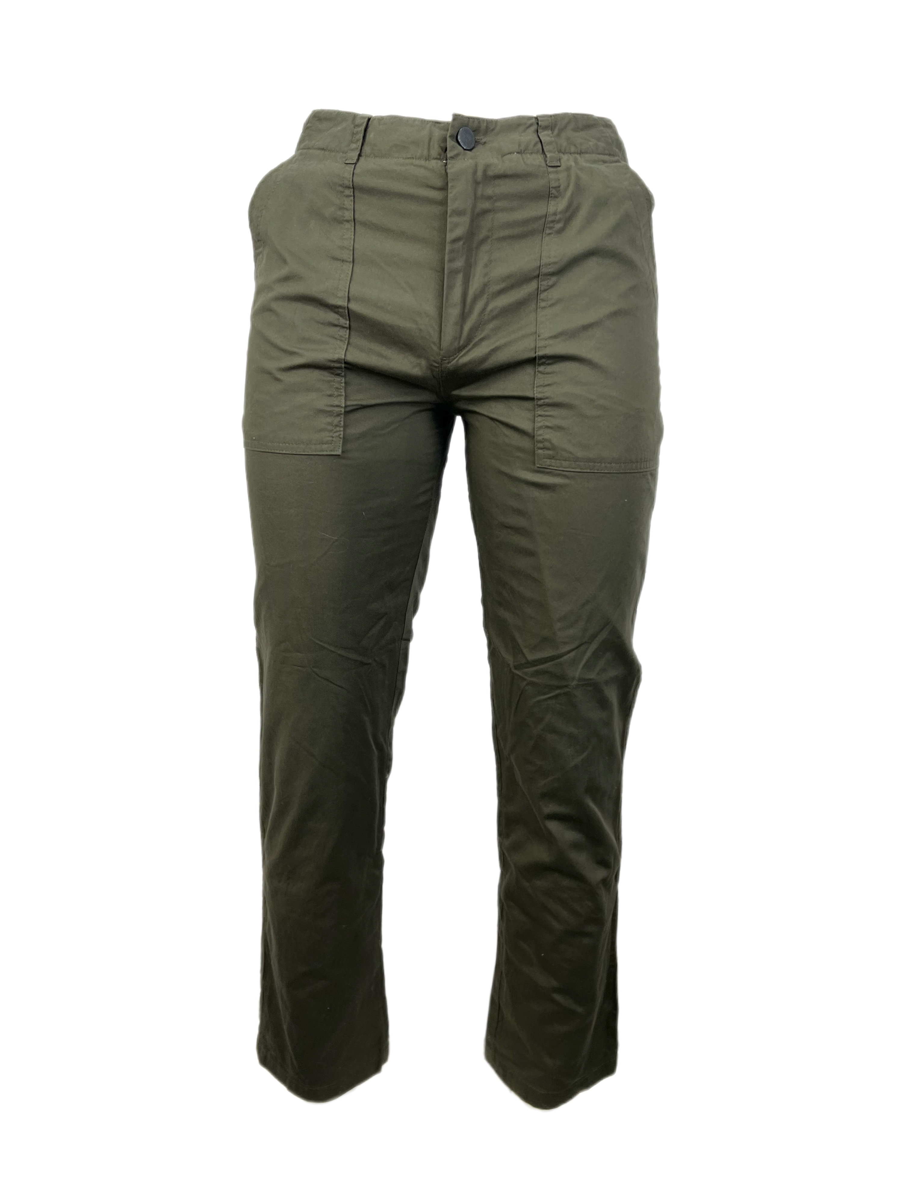 STEVEN ALAN Men's Green Lined Straight Leg Deck Chinos Pants NWT